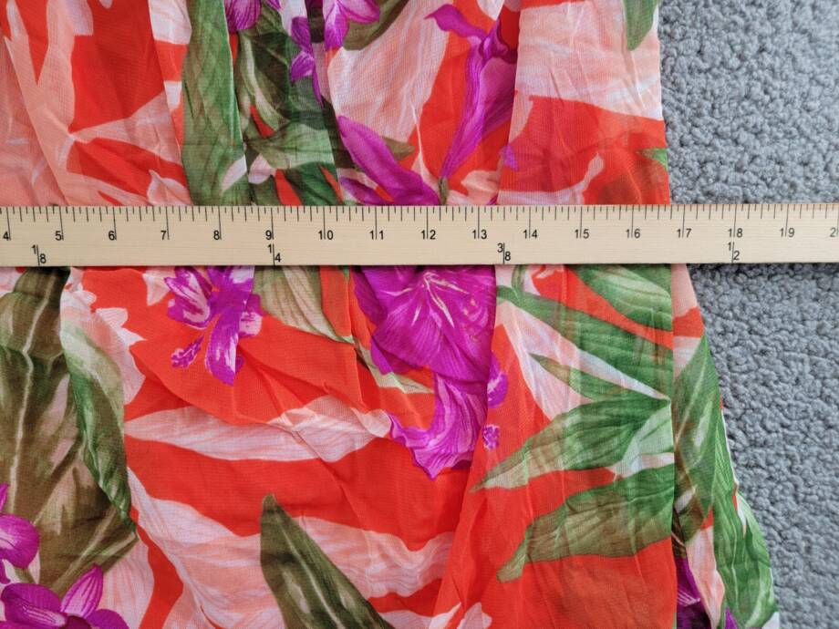 INC International Concepts Petite Floral Halter Off Shoulder Top Womens PL Multi