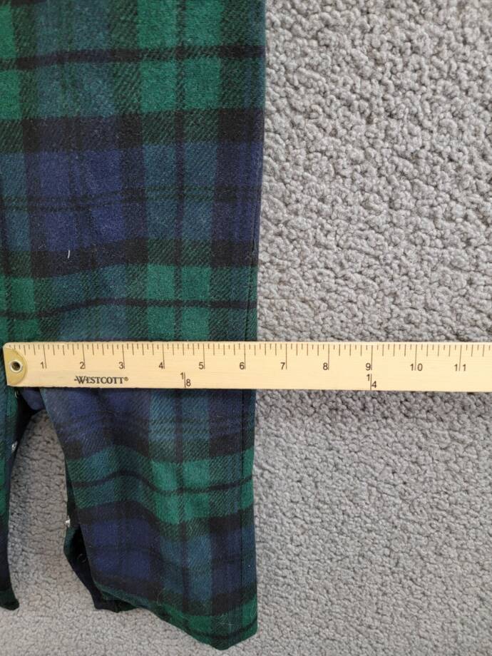 Ralph Lauren Bodysuit & Plaid Wool Overalls Set Baby Boys 18M Multi Button Snap