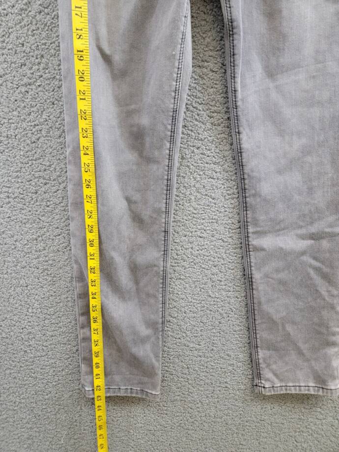 BOSS Logo-Embossed Straight-Leg Jeans Big Boys 16Y Denim Gray Button Zip Closure