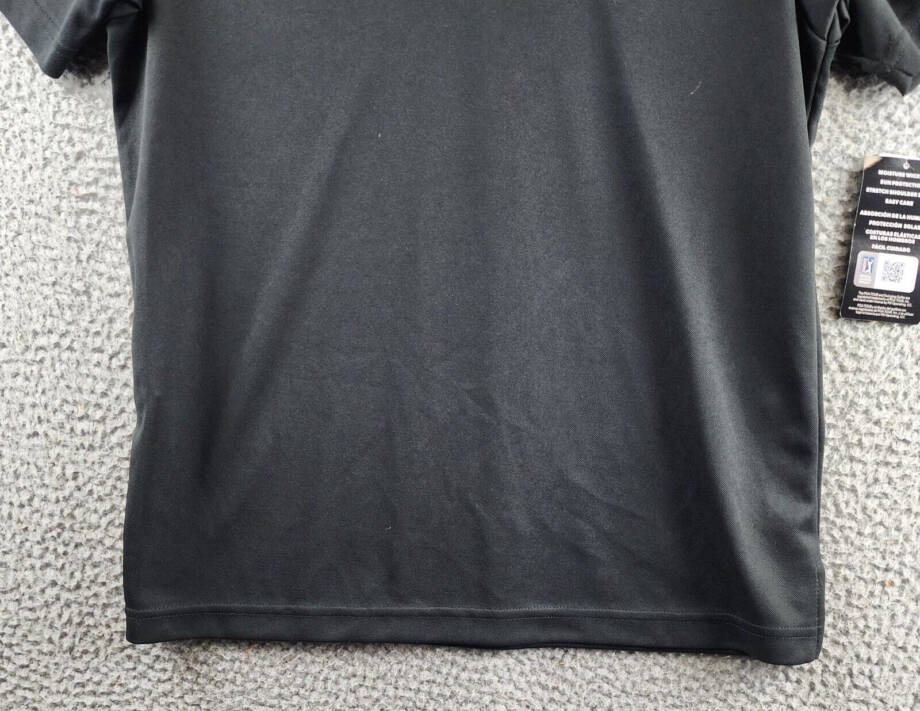 PGA TOUR Pique Golf New Casual Collar Polo Shirt Men’s S Black Short Sleeve