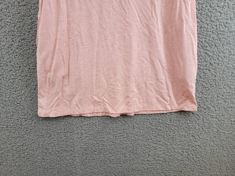 State of Day Fluid Knit Solid Tank Chemise Womens XS Soft Blush Heather Pullover