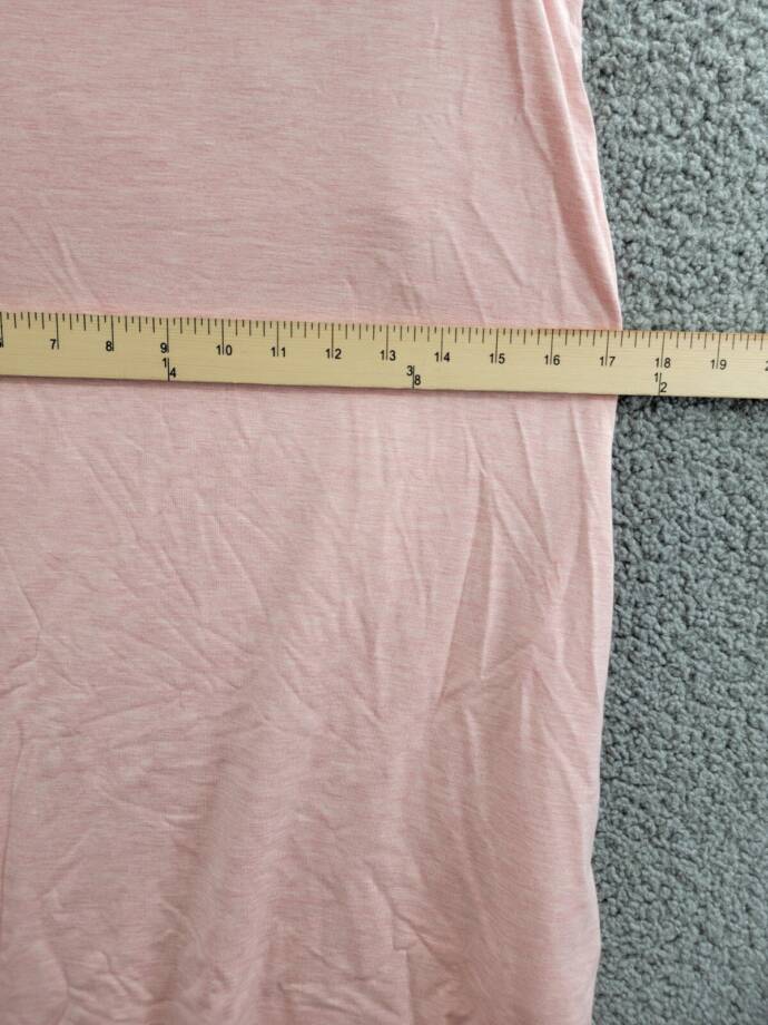 State of Day Fluid Knit Solid Tank Chemise Womens XS Soft Blush Heather Pullover
