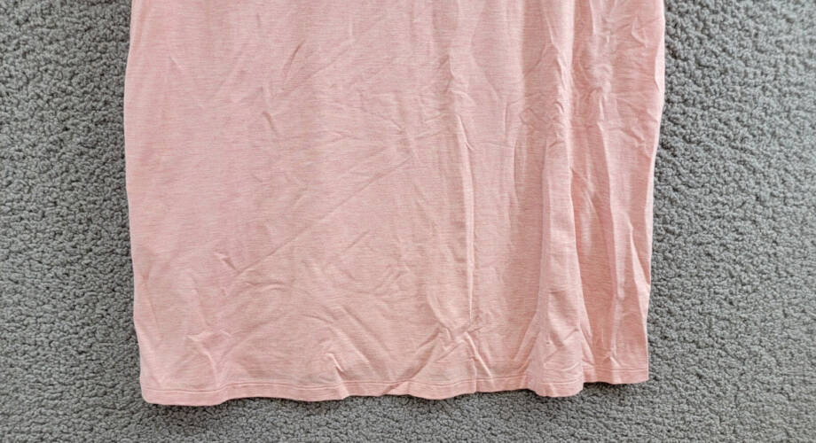 State of Day Fluid Knit Solid Tank Chemise Womens XS Soft Blush Heather Pullover