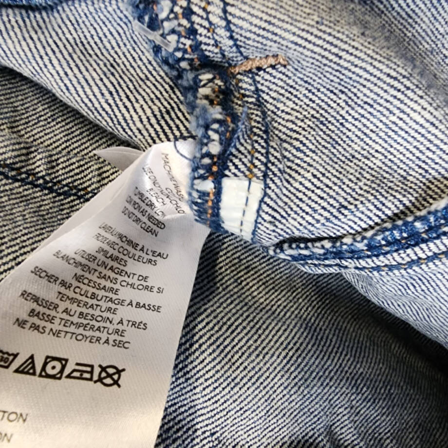 Free People We the Free Palmer Cuffed Jeans Women's 28 Tunnel Vision Zip Closure