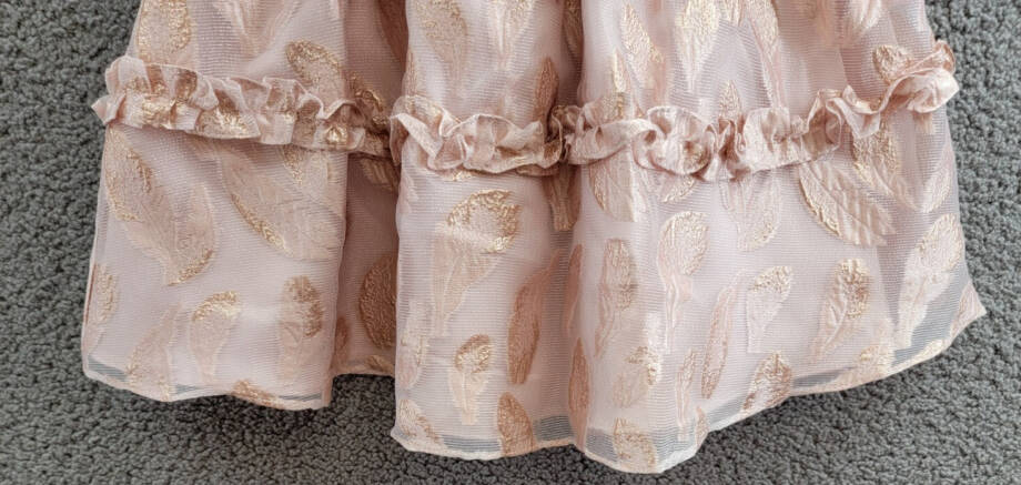 Rare Editions Puff-Sleeve Burnout Organza Dress Toddler & Little Girl 4T/4 Blush