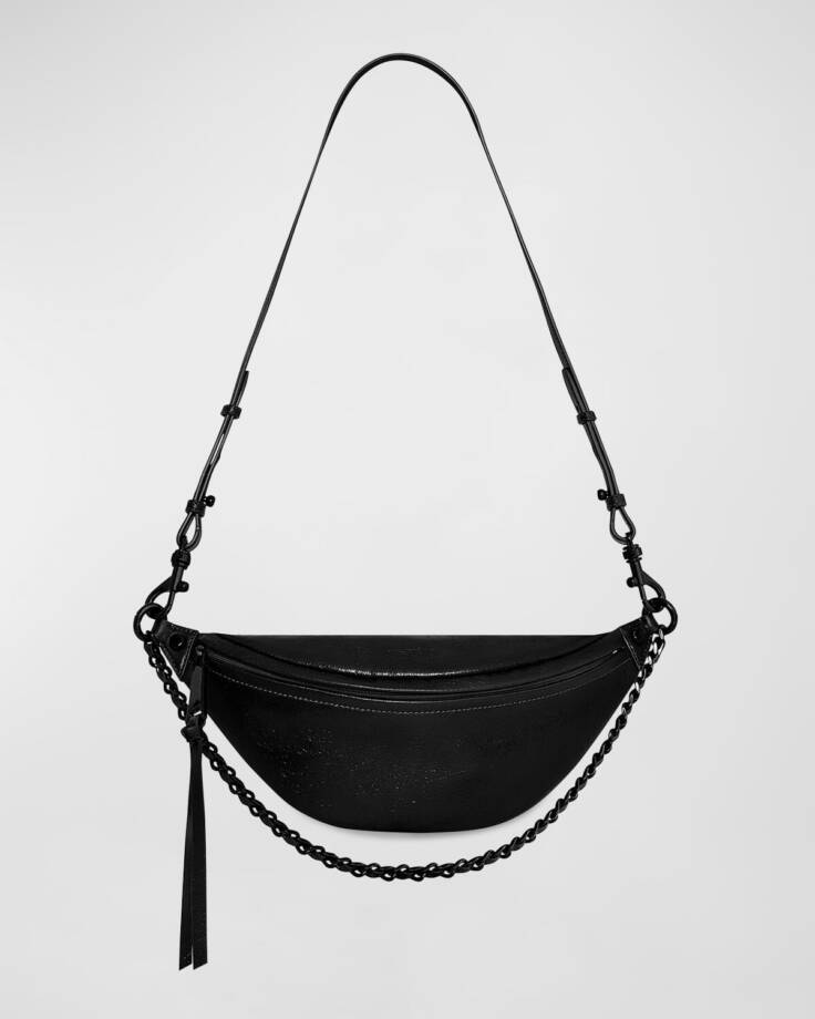 Rebecca Minkoff Chelsea Sling Bag Women's One Size Black Top Zip-Around Closure