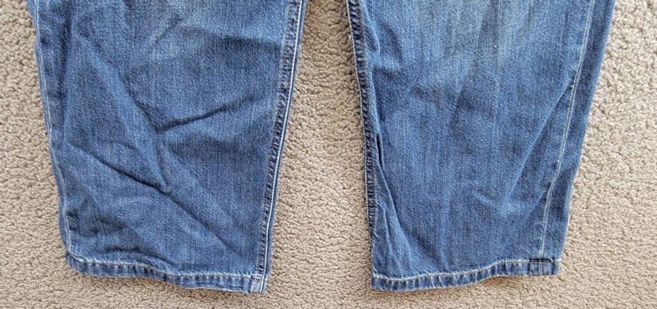 Polo Ralph Lauren The Wide Leg Crop Jeans Girls 16 Blue 5 Pockets Button Closure
