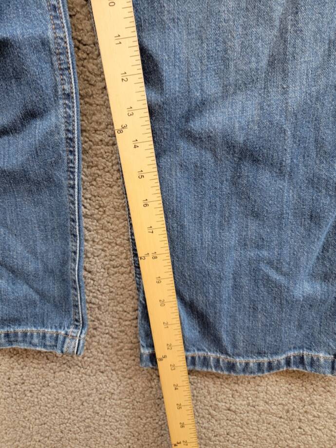 Polo Ralph Lauren The Wide Leg Crop Jeans Girls 16 Blue 5 Pockets Button Closure