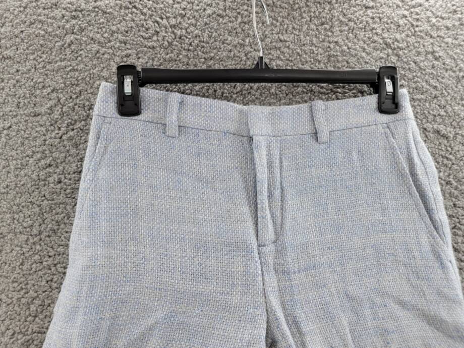 LAUREN Ralph Lauren Slash Pocket Fitted Shorts Women's 4 Blue Hook & Eye Closure