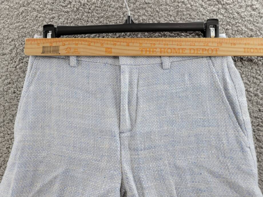 LAUREN Ralph Lauren Slash Pocket Fitted Shorts Women's 4 Blue Hook & Eye Closure