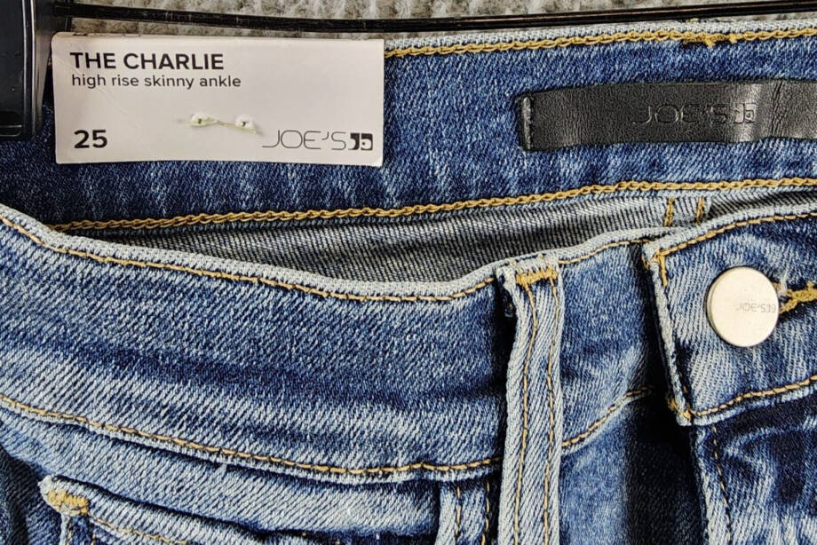 Joe's Jeans The Charlie Ankle Mid Rise Skinny Jeans Women's 25 Ignite 5 Pockets~