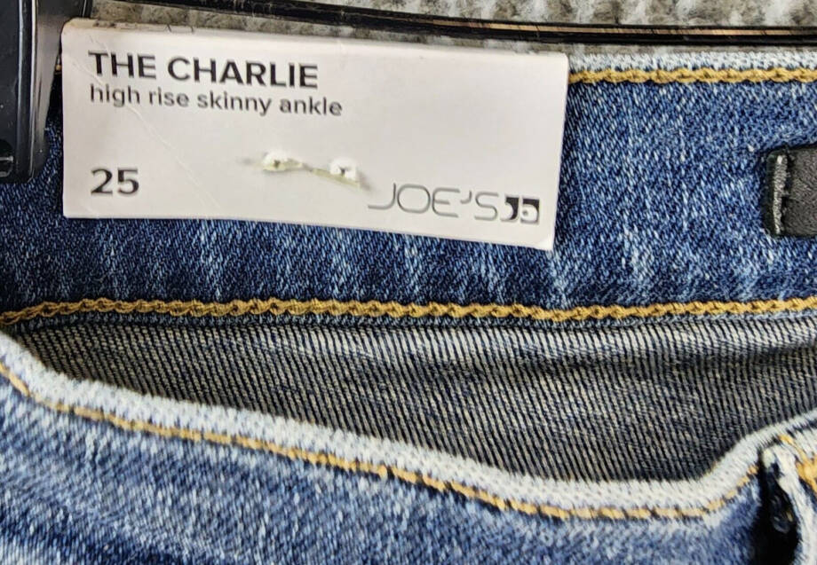 Joe's Jeans The Charlie Ankle Mid Rise Skinny Jeans Women's 25 Ignite 5 Pockets~