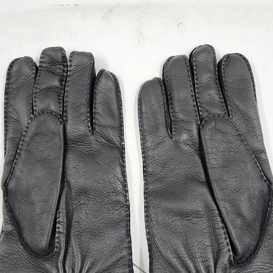 The Men's Store at Bloomingdale's Shearling Cuff Tech Gloves Men's Small Black~