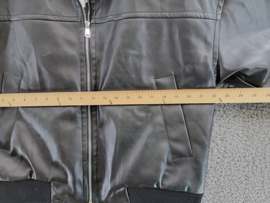 4th & Reckless Benson Jacket Women's XS Black Full Zip Side Pockets Long Sleeve