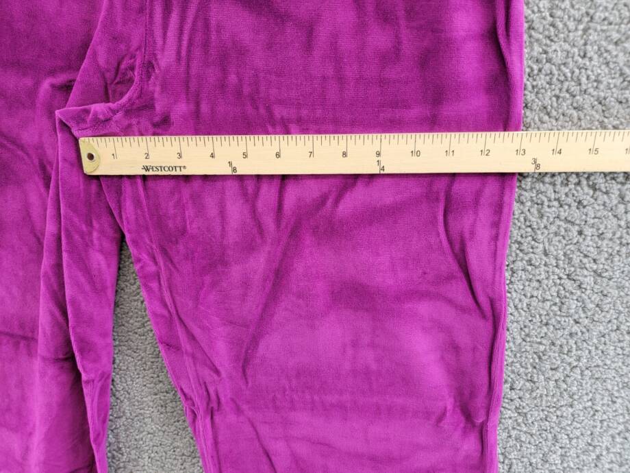 Wilt Velour Wide Leg Pants Women's Small Magnolia Solid Elastic Waist Pull On
