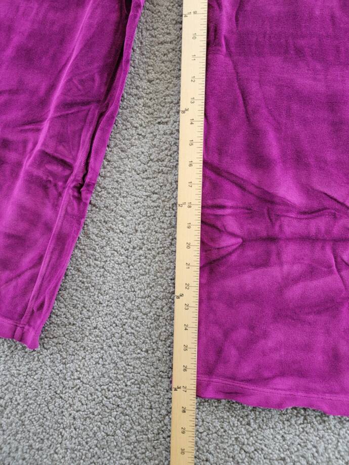 Wilt Velour Wide Leg Pants Women's Small Magnolia Solid Elastic Waist Pull On