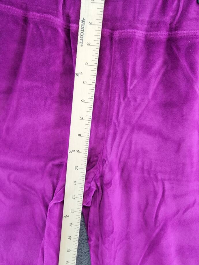 Wilt Velour Wide Leg Pants Women's Small Magnolia Solid Elastic Waist Pull On