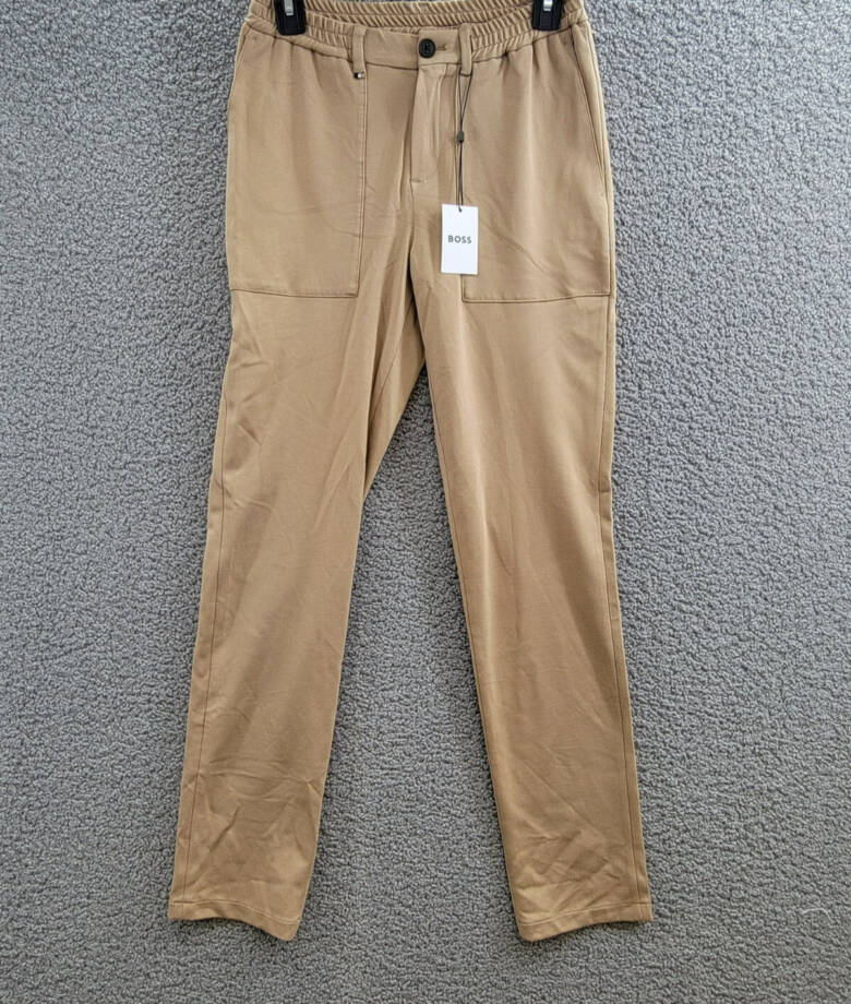 BOSS Ceremony Suit Pants Bog Boys' 14Y Cookie Solid Side Pockets Button Zip