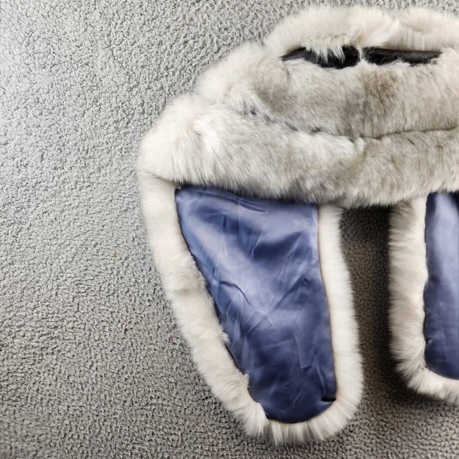 Surell Accessories Faux Fur Boa Women's One Size Light Gray Hook & Eye Closure