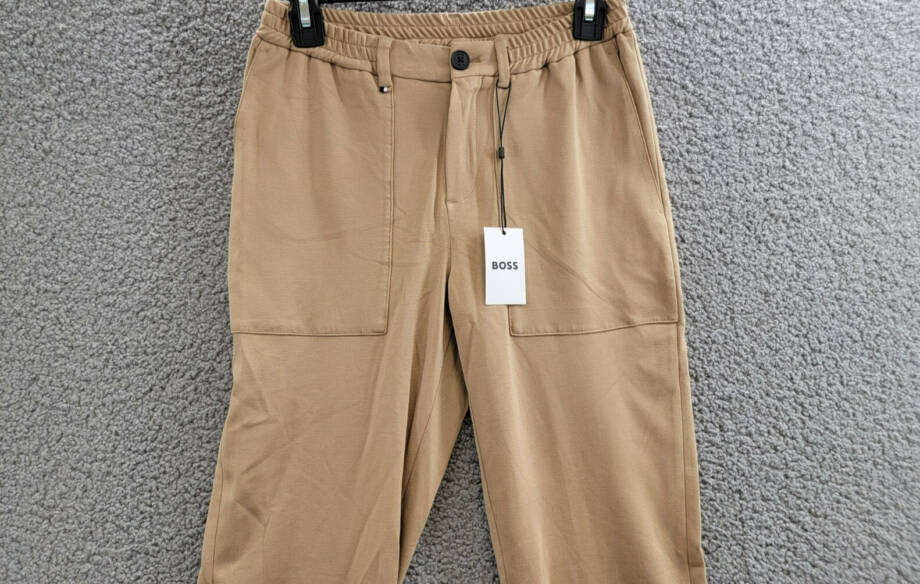 BOSS Ceremony Suit Pants Bog Boys' 14Y Cookie Solid Side Pockets Button Zip