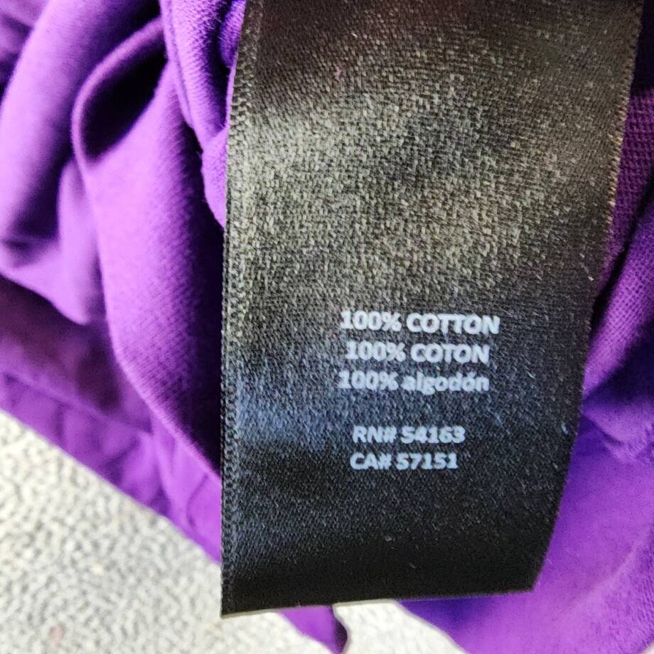 Karl Lagerfeld Paris Studded Diamond-Shaped Logo Hoodie Men's L Purple Pullover