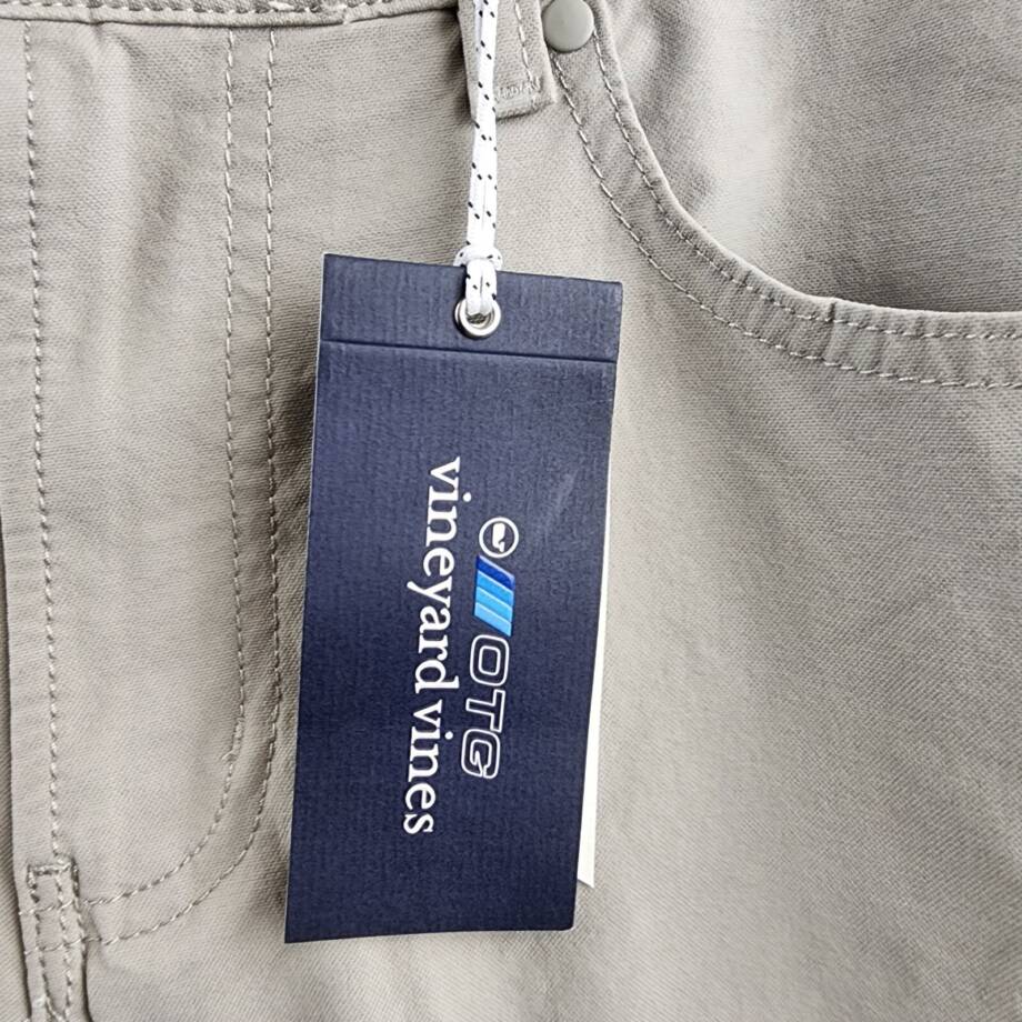 VINEYARD VINES Canvas On The Go 5 Pocket Pants Men's 32x32 Paloma Belt Loops