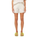 DL1961 Zoie Cutoff Denim Shorts Women's 25 White Frayed Hem Button Zip Closure