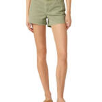 Joe's Jeans The Ozzie High Rise Denim Shorts Women's 30 Khaki Green Zip Fly
