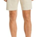Peter Millar Crown Pilot Twill Chino Shorts Men's 30 Ivory Button Zip Closure