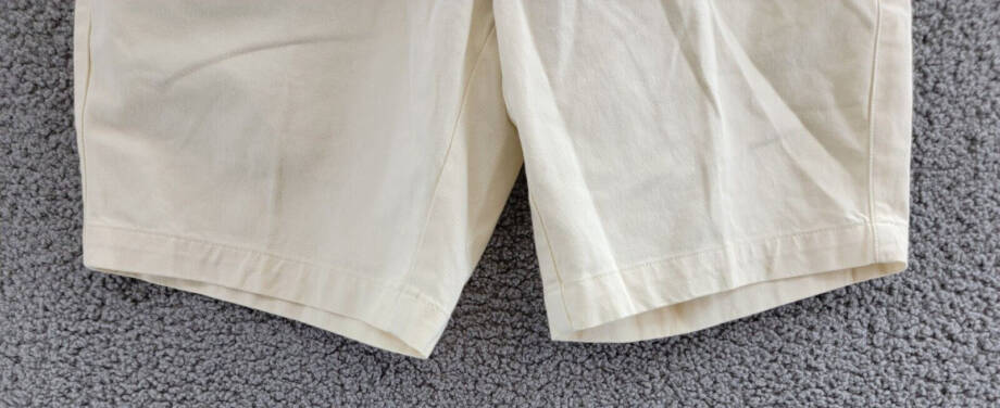 Peter Millar Crown Pilot Twill Chino Shorts Men's 30 Ivory Button Zip Closure