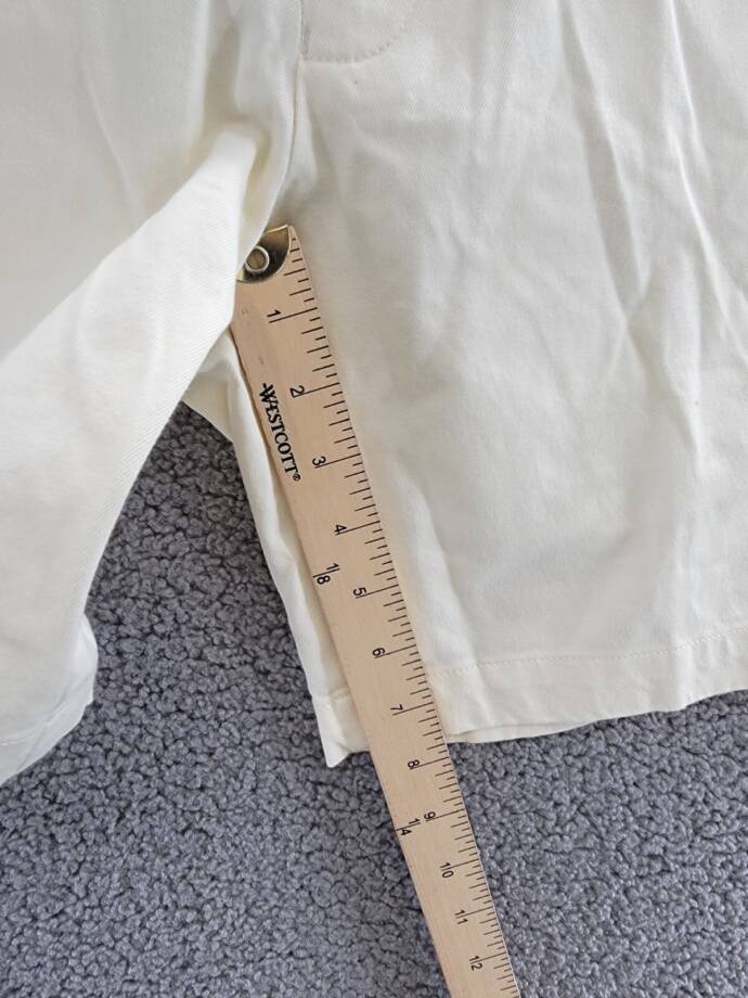 Peter Millar Crown Pilot Twill Chino Shorts Men's 30 Ivory Button Zip Closure