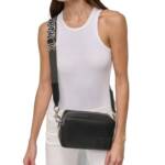 DKNY Kenza Camera Bag Women's Black Top Zip Closure