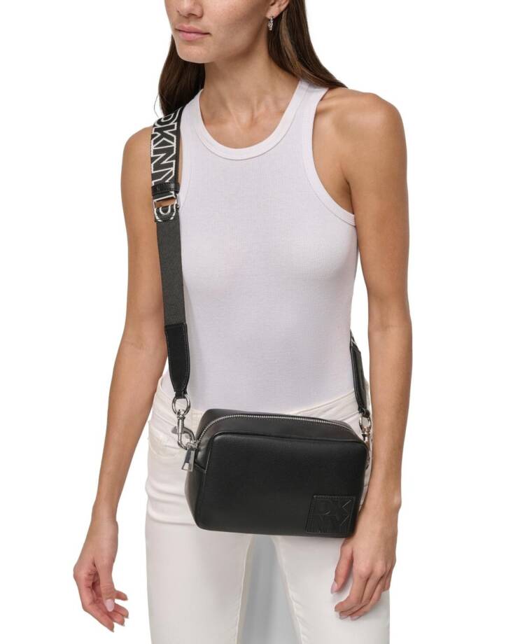 DKNY Kenza Camera Bag Women's Black Top Zip Closure