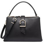 DKNY Deena Top Handle Satchel Bag Women's Black Slip Pocket Zip/Magnetic Closure