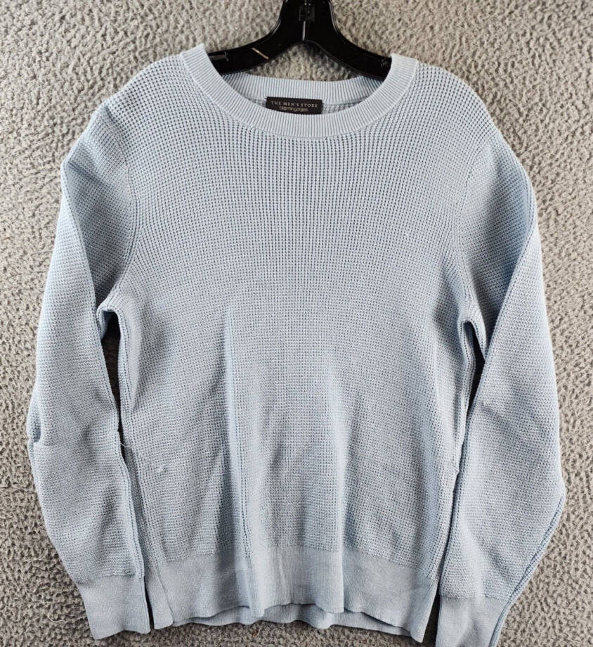 The Men's Store at Bloomingdale's Cotton Thermal Sweater Men's S Celestial L/S