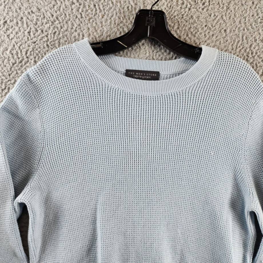 The Men's Store at Bloomingdale's Cotton Thermal Sweater Men's S Celestial L/S