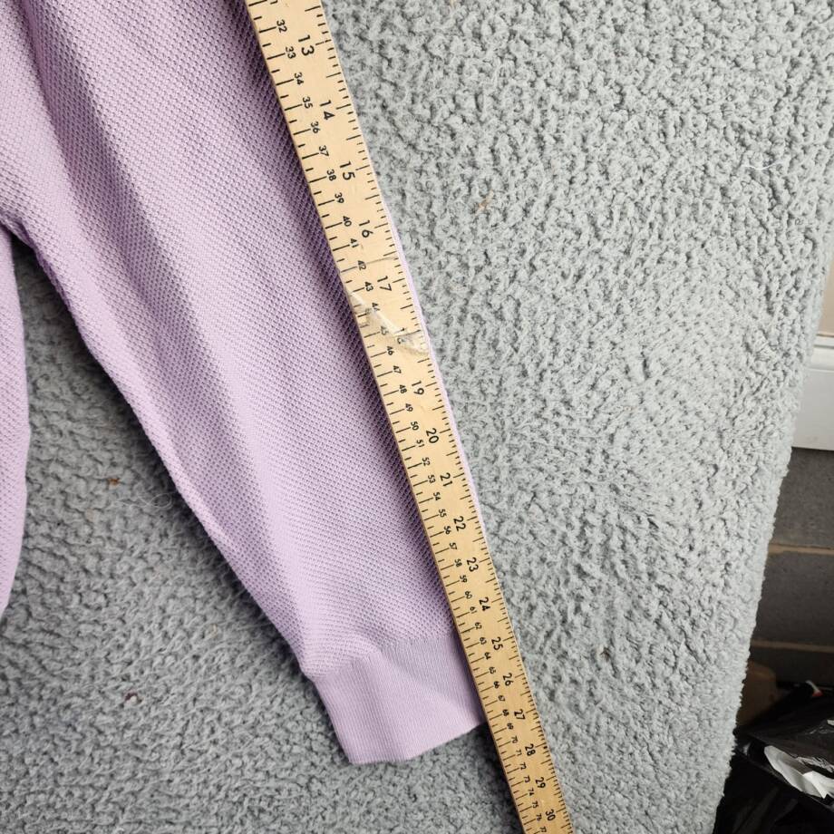 The Men's Store at Bloomingdale's Birdseye Quarter Zip Sweater Men's XL Lavender