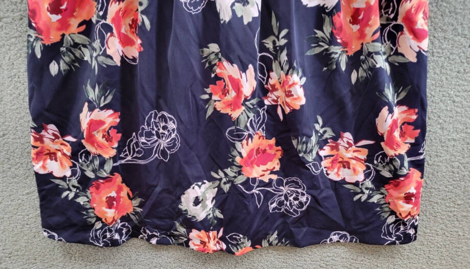 Jessica Howard Plus Size Floral Fit & Flare Dress Women's 24W Multi Back Zip