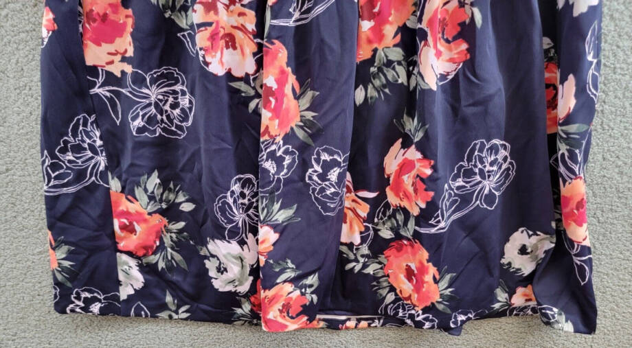 Jessica Howard Plus Size Floral Fit & Flare Dress Women's 24W Multi Back Zip
