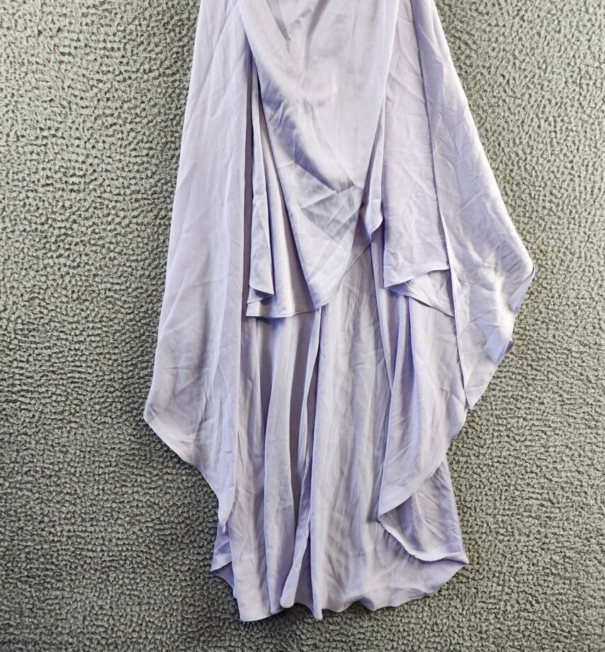 Steve Madden Whitney One Shoulder Dress Women's S Pastel Lilac Asymmetric Neck~