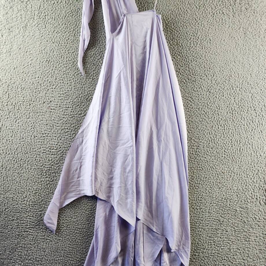 Steve Madden Whitney One Shoulder Dress Women's S Pastel Lilac Asymmetric Neck~