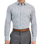 HUGO by Hugo Boss Kenno Slim-Fit Dress Shirt Men's 15.5US Green Check
