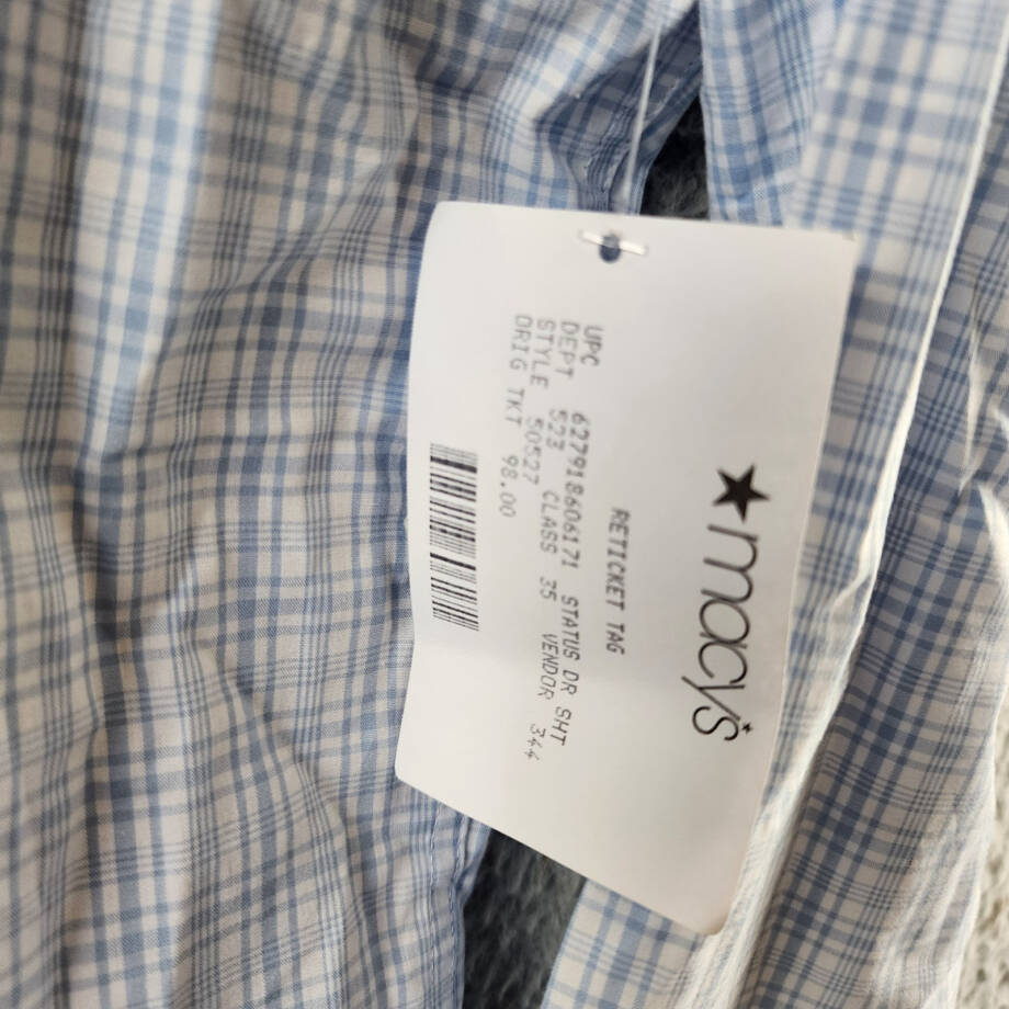 HUGO by Hugo Boss Kenno Slim-Fit Dress Shirt Men's 15.5US Green Check