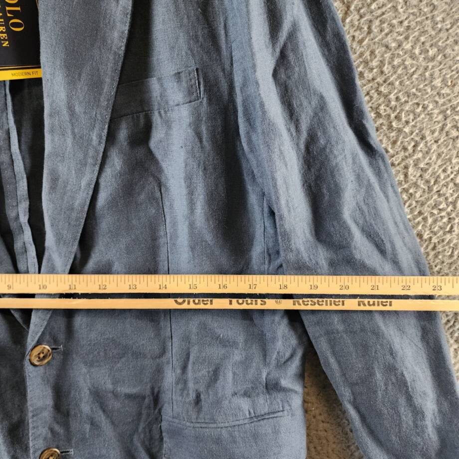 Polo Ralph Lauren Polo Soft Modern Linen Suit Jacket Men's 40R Corsair Blue