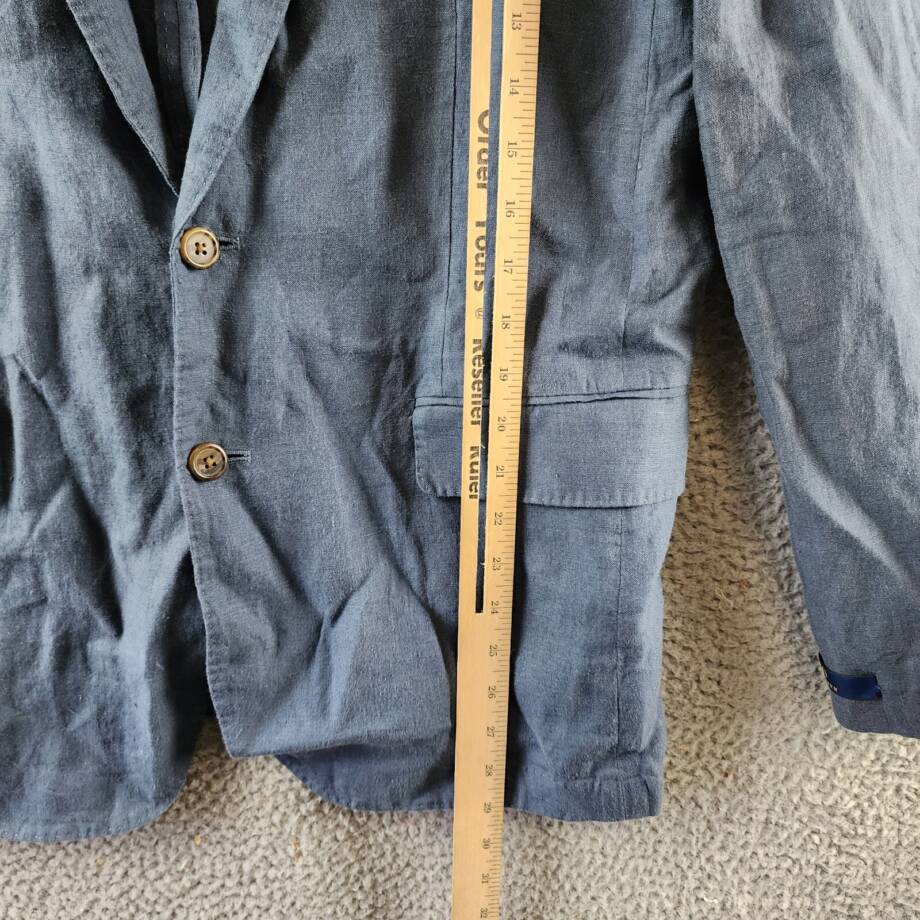 Polo Ralph Lauren Polo Soft Modern Linen Suit Jacket Men's 40R Corsair Blue