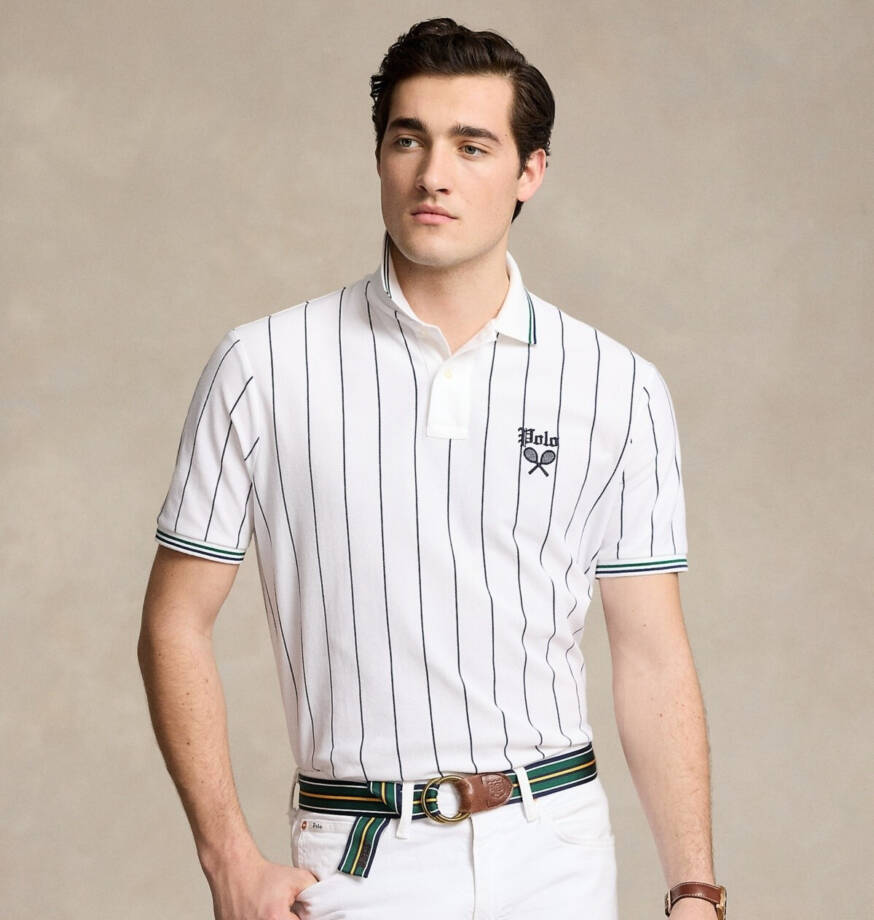 Polo Ralph Lauren Classic-Fit Embroidered Mesh Polo Shirt Men's XL White