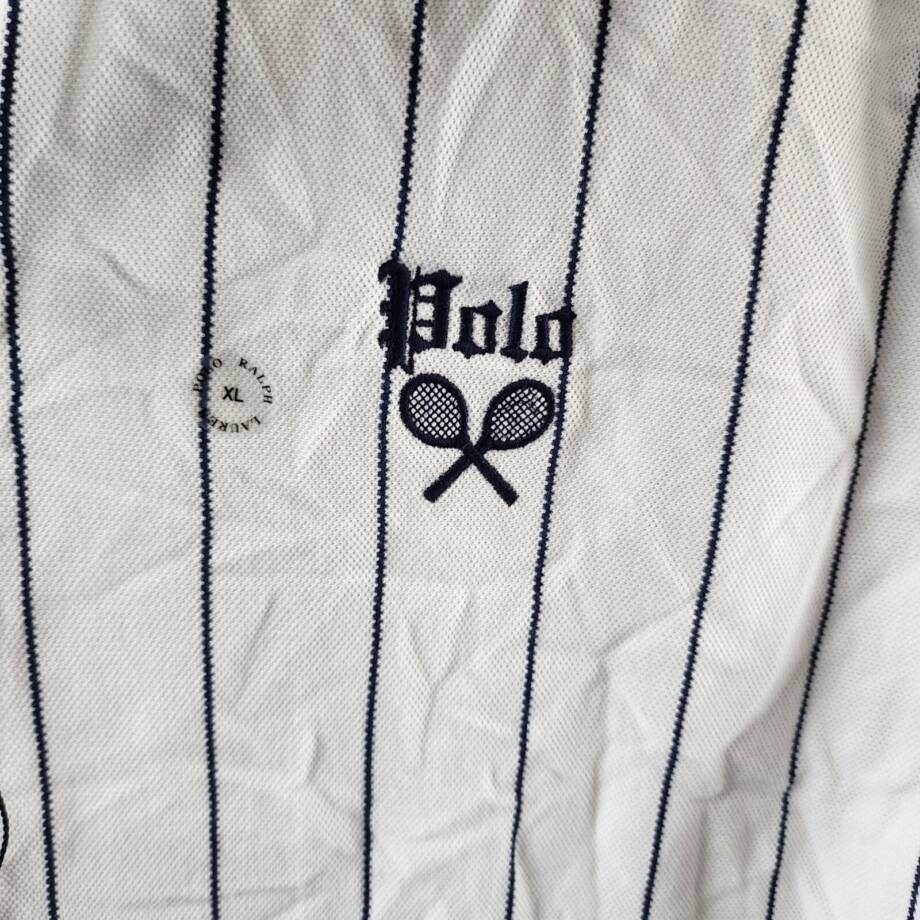 Polo Ralph Lauren Classic-Fit Embroidered Mesh Polo Shirt Men's XL White