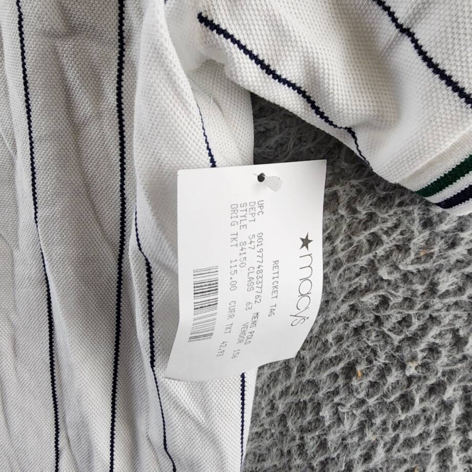 Polo Ralph Lauren Classic-Fit Embroidered Mesh Polo Shirt Men's XL White