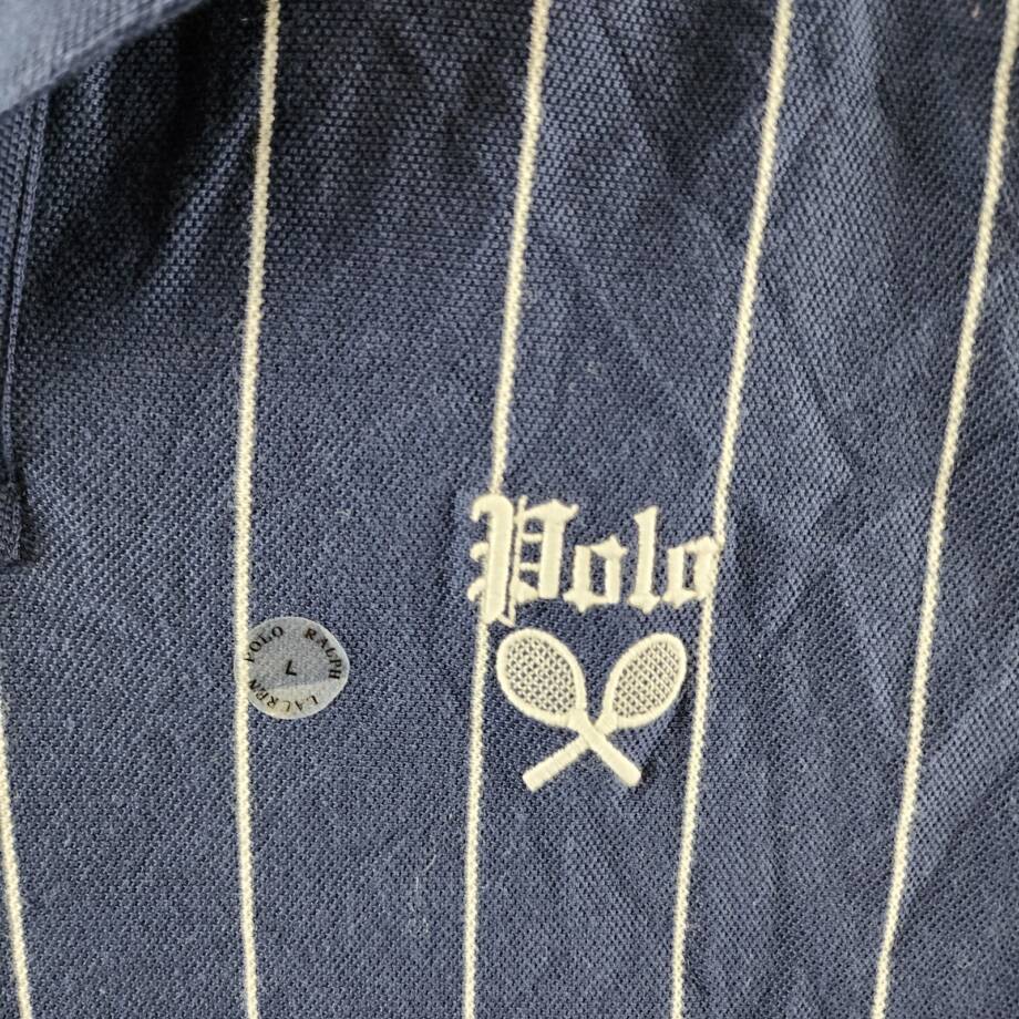 Polo Ralph Lauren Classic-Fit Embroidered Mesh Polo Shirt Men's L Newport Navy