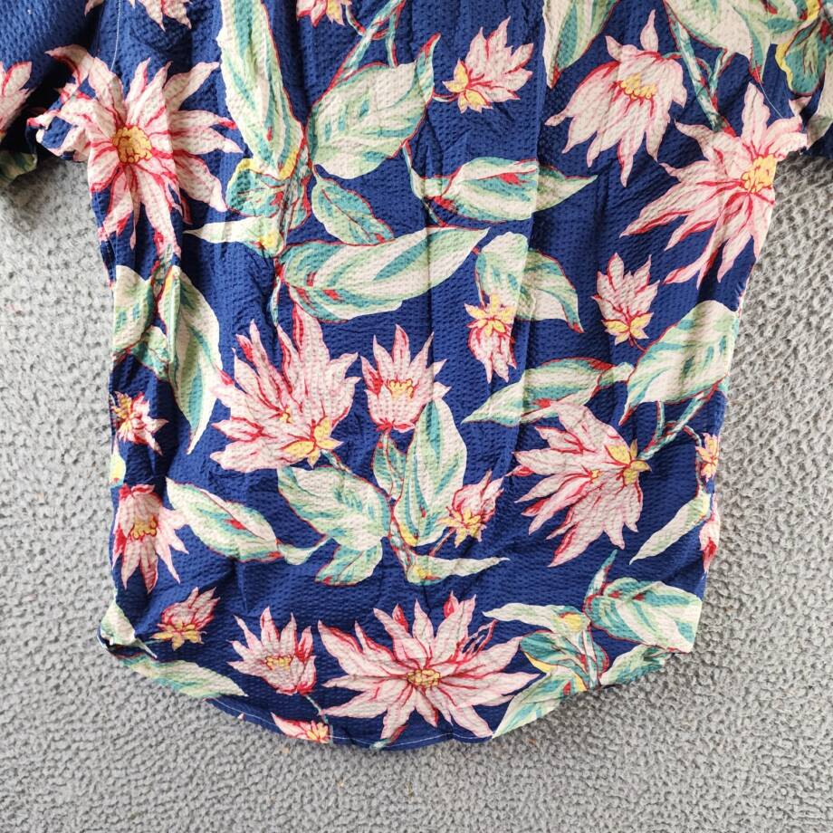 Polo Ralph Lauren Classic Fit Floral Seersucker Shirt Men's Small Multicolor
